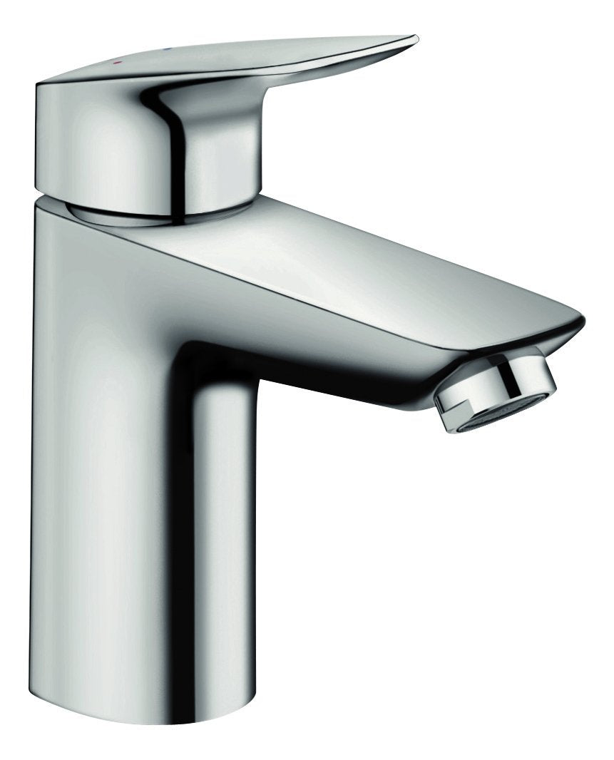 Hansgrohe Waschtischarmatur Logis 100, 7110000, Einhebelmischer für Waschtisch mit Keramikkartusche,