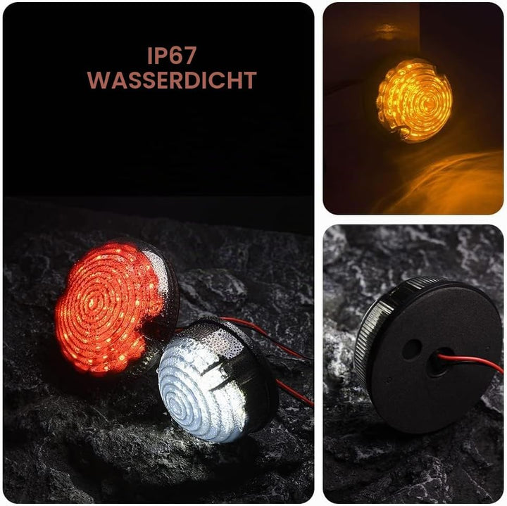 NSLUMO 10 Stück die Kompletten Lichtkits Anzeige Hinten Rückleuchte Nebel & Rückwärts & Vorderseite