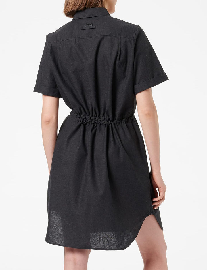 G-STAR Damen Millery Pockets Kleid Dresses, XXS Mehrfarben (Dk Black/Cloack D22858-d123-d568)