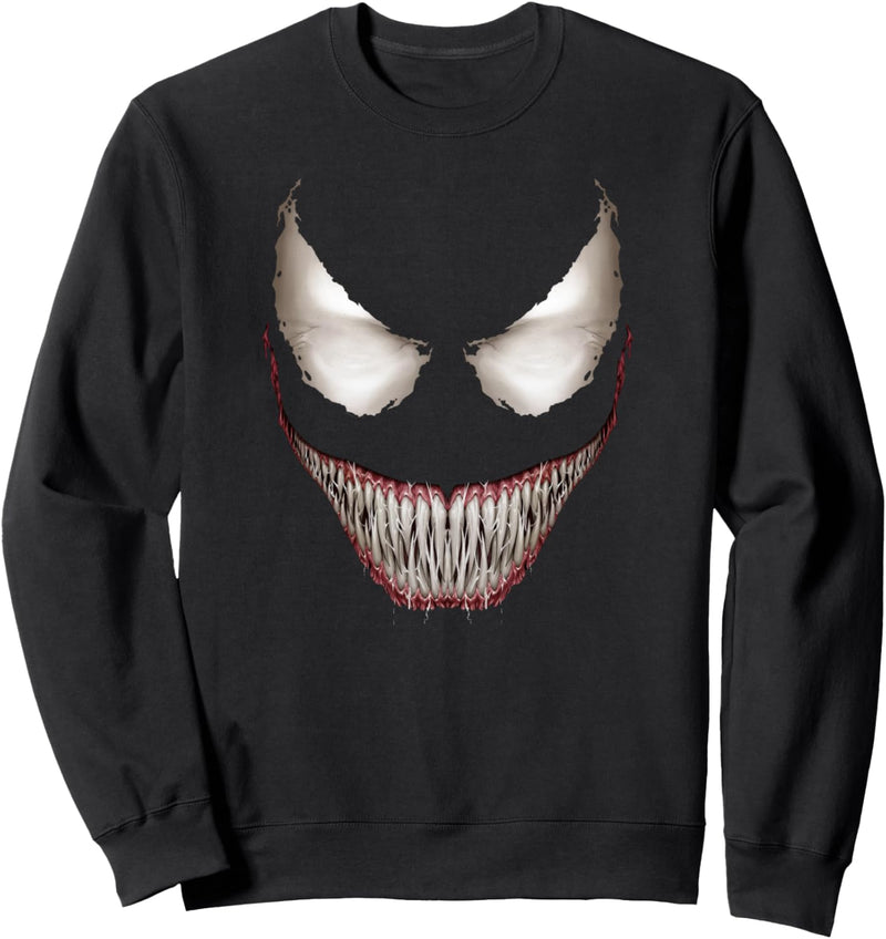 Marvel Venom Big Face Grin Halloween Costume Sweatshirt