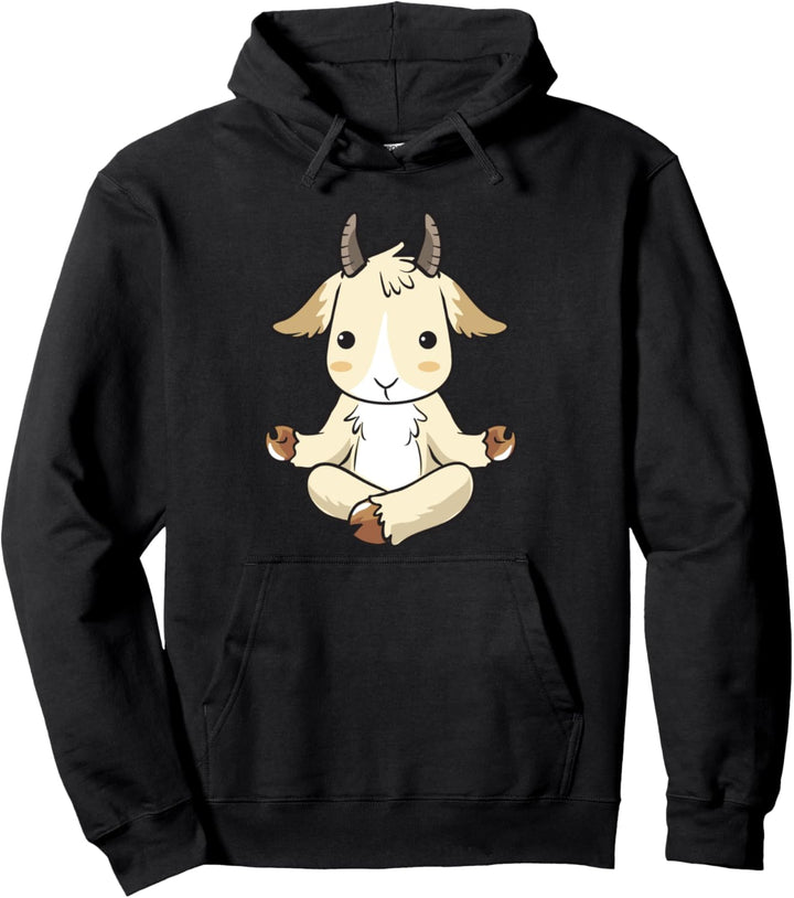 Yoga Ziege I Ziegen I Ziegenbock I Goat Pullover Hoodie