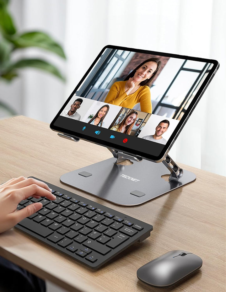 TECKNET Laptop Ständer Höhenverstellbarer,Ergonomischer Laptopständer Faltbarer Tragbarer Belüfteter