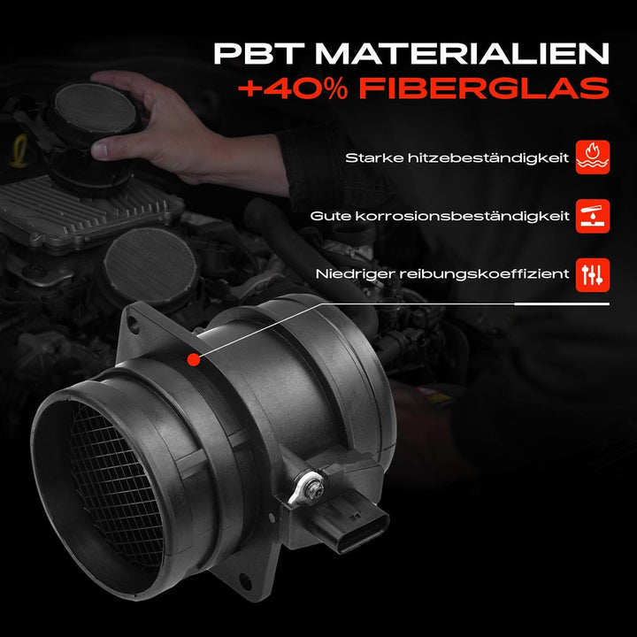 Frankberg Luftmassenmesser Kompatibel mit A1 A3 A4 A5 A6 Q3 Q5 Q7 TT Golf VI J-e-t-t-a P-a-s-s-a-t 2