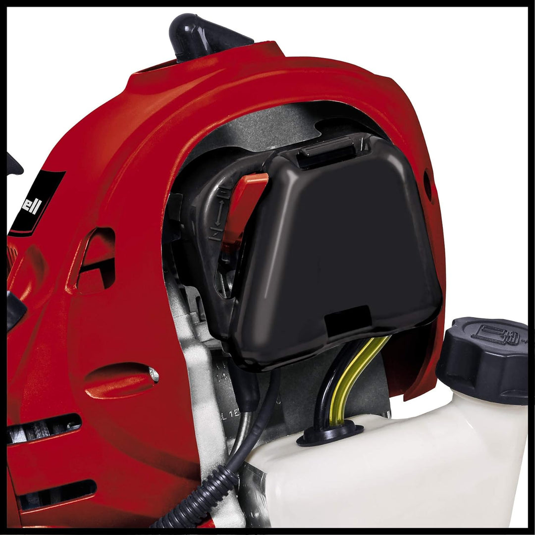 Einhell Benzin-Sense GC-BC 25/1 I AS (0.6 kW, vibrationsarmer 2-Takt-Motor, Bikegriff, Split Shaft,