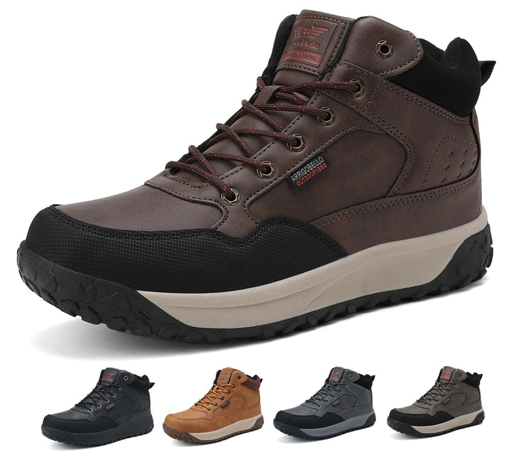 ARRIGO BELLO Winterschuhe Herren Warm Gefüttert Mid Schneestiefel Winterstiefel Rutschfeste Trekking