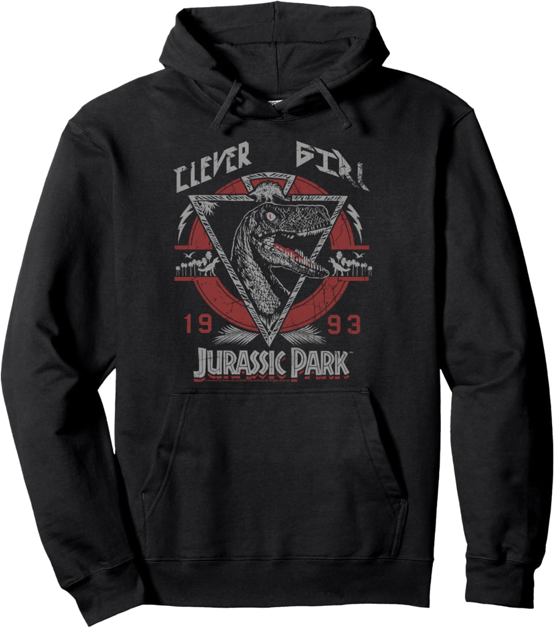 Jurassic Park Clever Girl 1993 Retro Pullover Hoodie