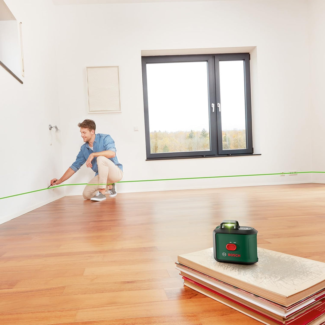 Bosch Home and Garden Kreuzlinienlaser UniversalLevel 360 (vertikale + horizintale Laserlinien inkl.