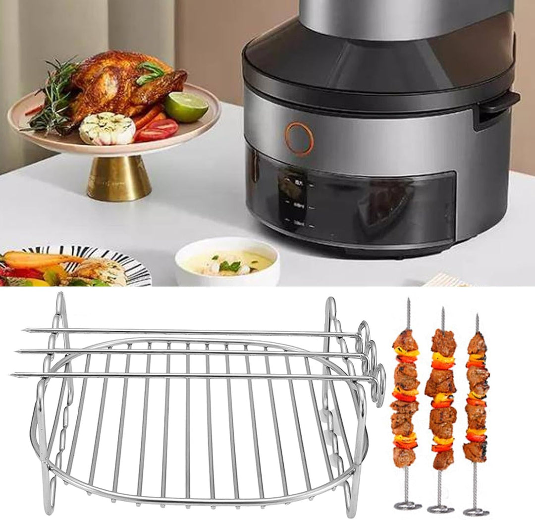 Grillrost Für Heissluftfritteuse, Heissluftfritteuse Grillrost, Luftfritteusen-Gestell 6, 7, 8 Zoll,
