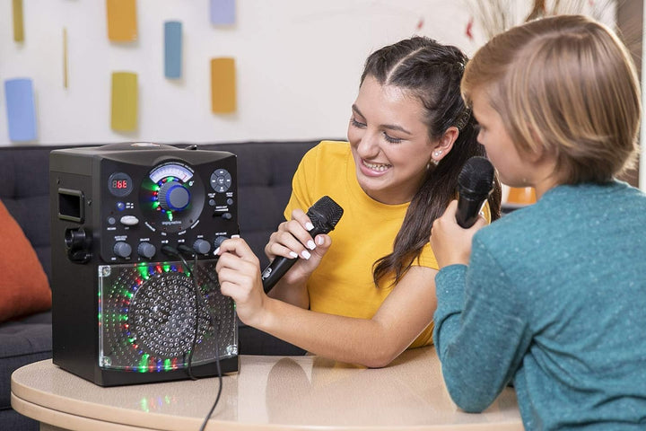 Karaoke System with Bluetooth Connection - Singing Machine SML385U in Black for Europe - LED Light E