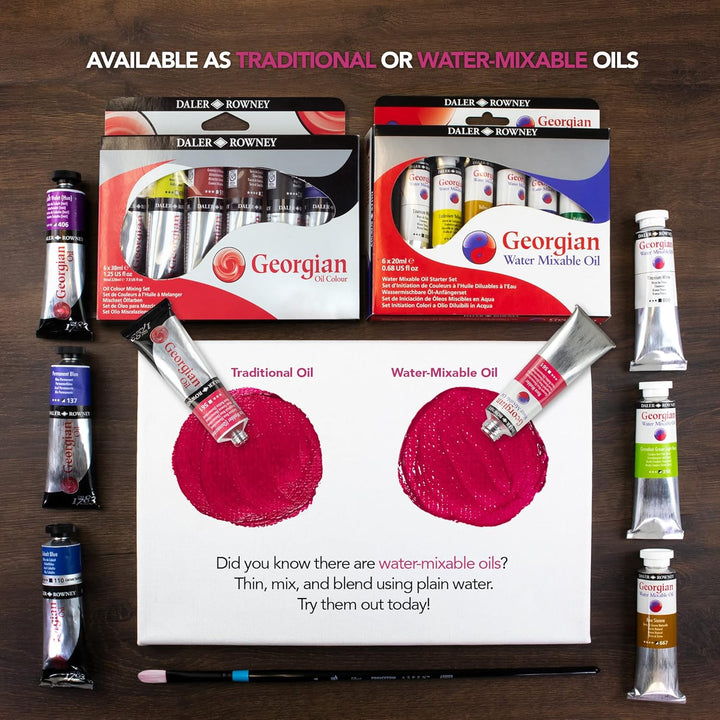 Georgian Oil Colour Colour 225 ml by DALER-ROWNEY - Raw Umber