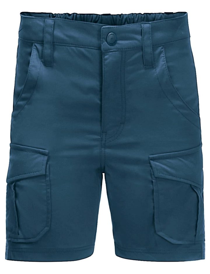 Jack Wolfskin Unisex Treasure Hunter Kids Shorts 104 Dark Sea, 104 Dark Sea