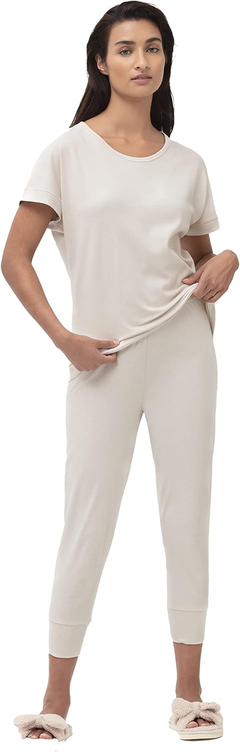 Mey Nachtwäsche Serie N8TEX 2.0" Damen Yoga Pants 17507 M Natural, M Natural
