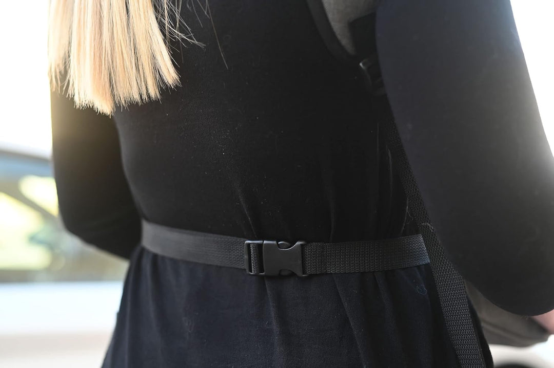Fronttragetasche Vacation 31x24x38cm, grau/blau