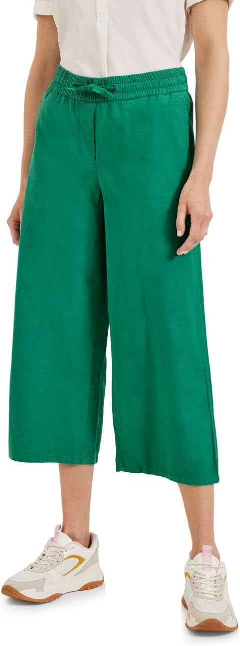 Cecil Damen Leinenhose XL / 24L Trefoil Green, XL / 24L Trefoil Green