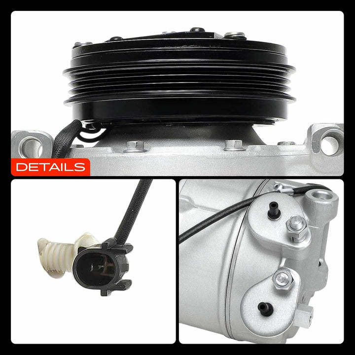 Frankberg Klimakompressor Klimaanlage Kompatibel mit S60 II 134 2.0L 2.4L Diesel 2010-2018 V70 III 1