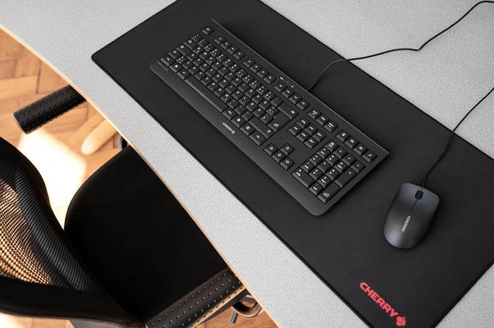 CHERRY MP 2000, Premium Mousepad XXL, 80 cm x 35 cm, vernähte Kanten, geeignet für alle Maussensoren