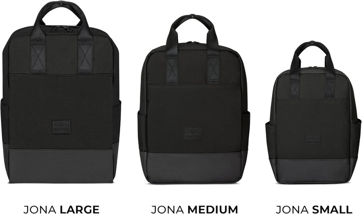 Johnny Urban Rucksack Damen Klein Schwarz - Jona Small - Stylischer Kleiner Mini Cityrucksack mit Ta