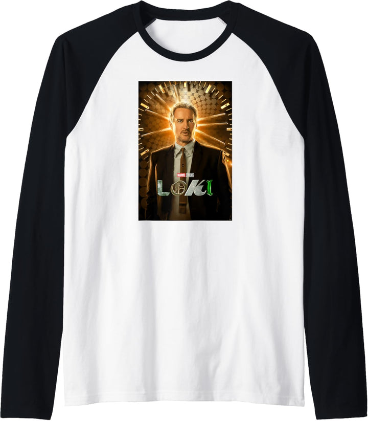 Marvel Loki Agent Mobius Disney+ Series Poster Raglan