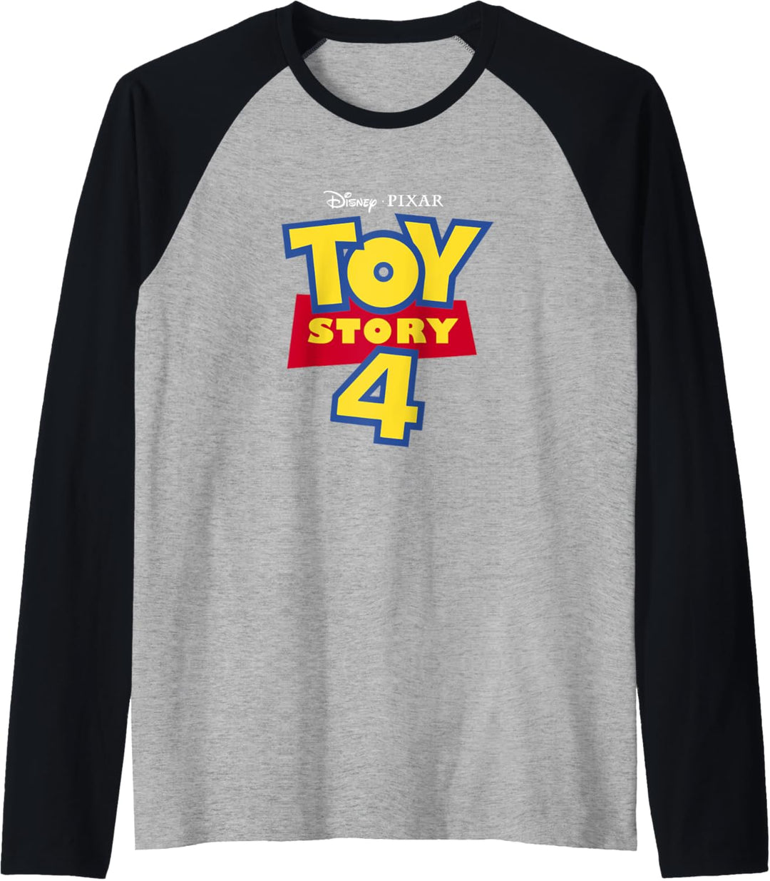 Disney Pixar Toy Story 4 Movie Logo Raglan