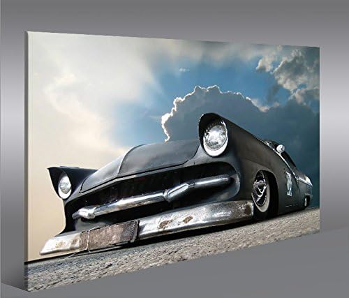 islandburner Bild Bilder auf Leinwand Low Rider Muscle Car Tuning US Cars 1p XXL Poster Leinwandbild