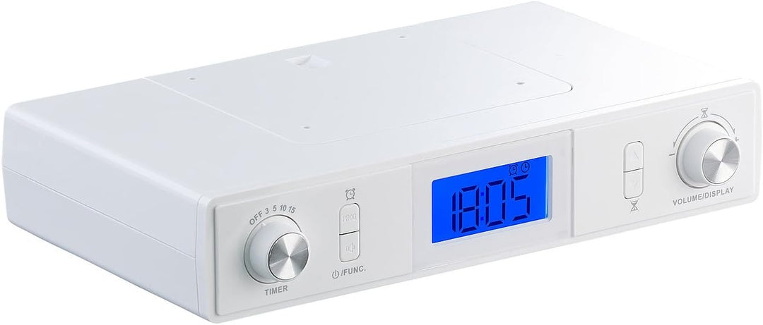 auvisio Küchenunterbauradio: Stereo-FM-Küchen-Unterbauradio mit Bluetooth, Timer, Wecker, LCD, PLL (