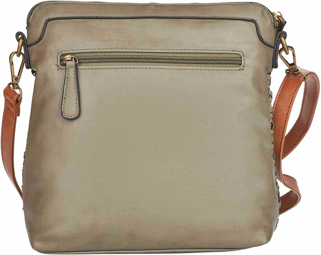 Remonte Damen Q0612 Handtasche S Olive/Cayenne / 54, S Olive/Cayenne / 54