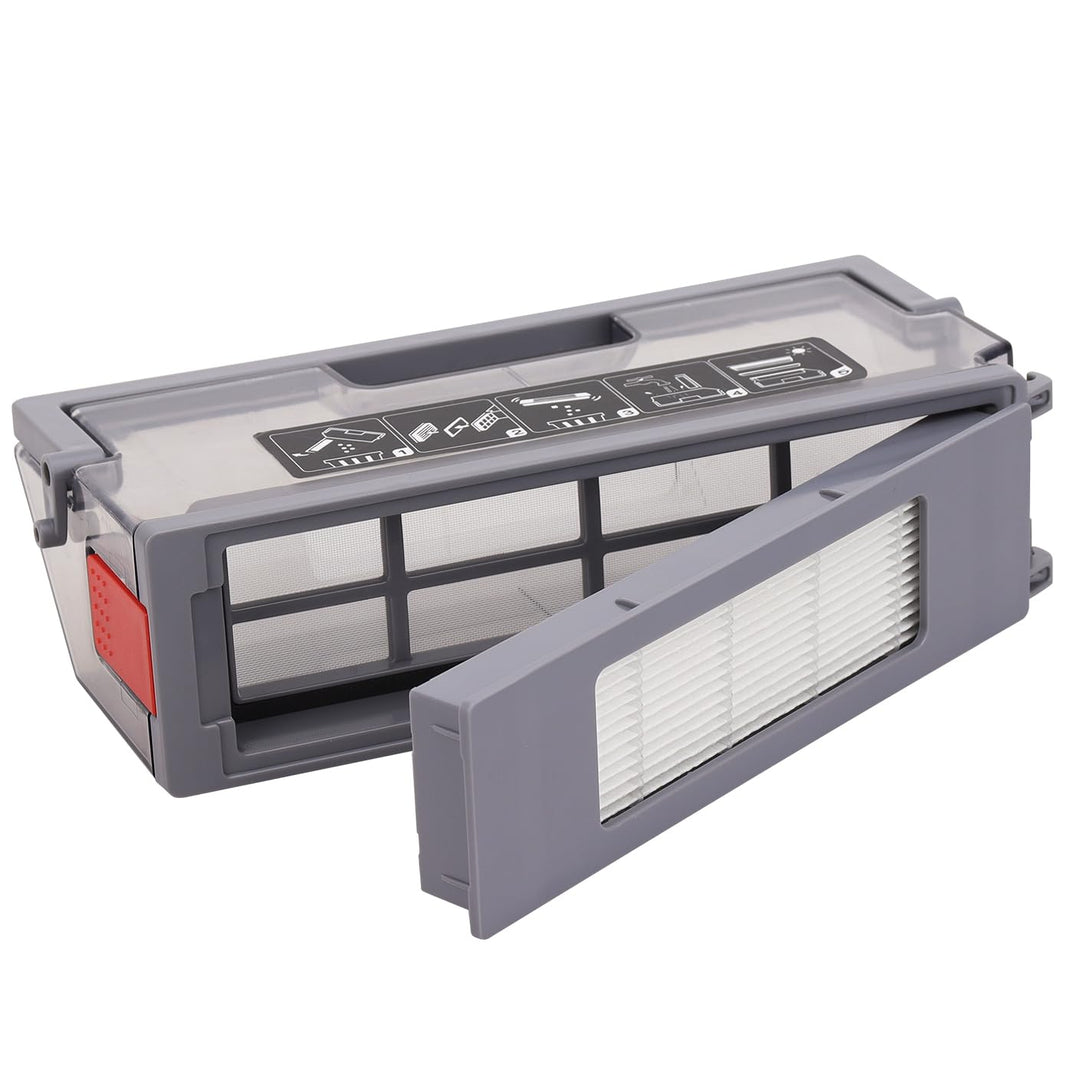 Sgizoku HEPA-Filter & Staubfilterbox für Ecovacs Deebot OZMO N10 N10 Plus 920 950 T8 AIVI Max T9 T5