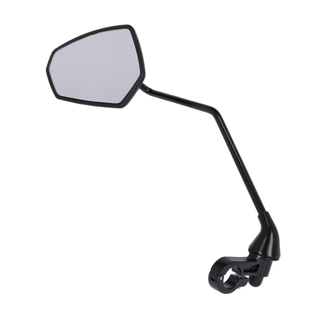 ergotec Unisex – Erwachsene M 77Lv Fahrradspiegel, Schwarz, Einheitsgrösse