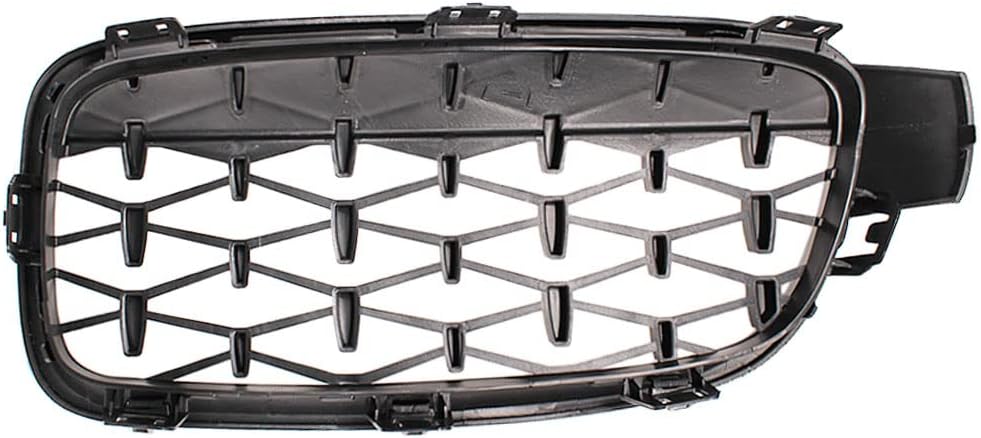 HZTWFC Schwarz Silber Auto Frontgrill Stossstangengrill Diamant Nieren Racing Grills Für BMW 3er F30
