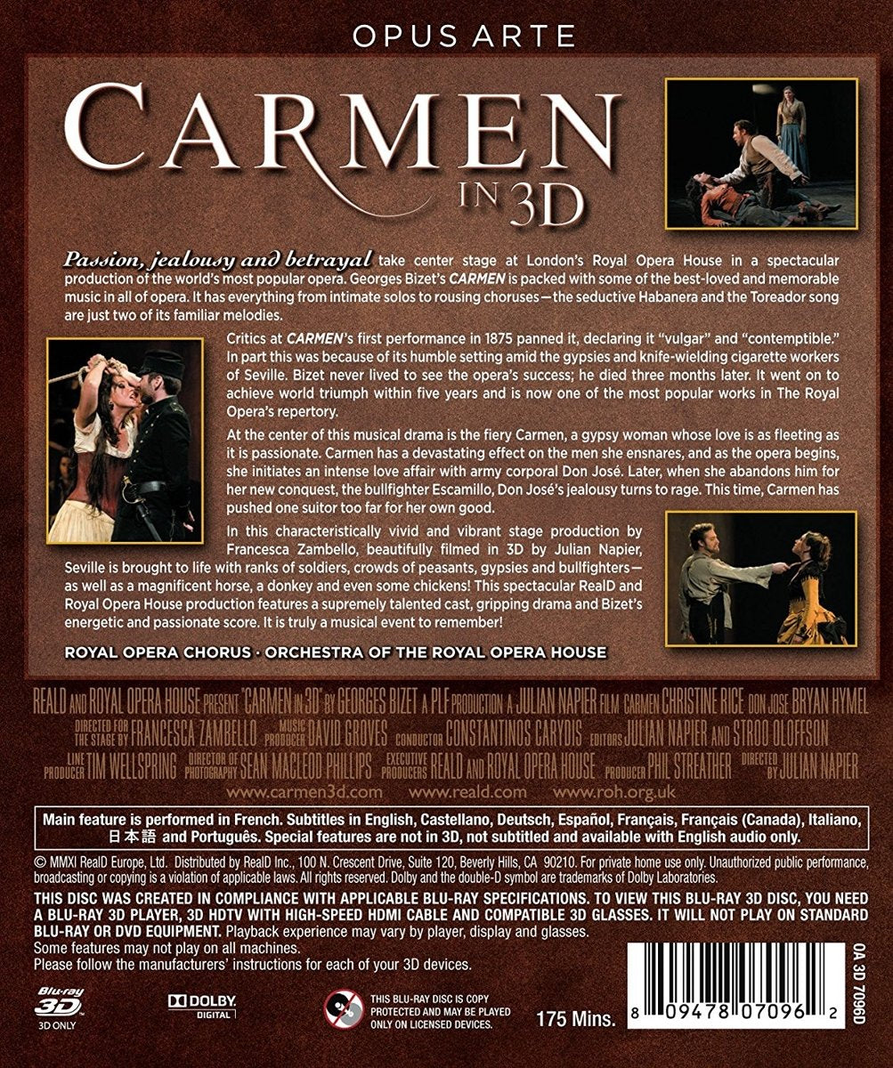 Bizet: Carmen, 3D