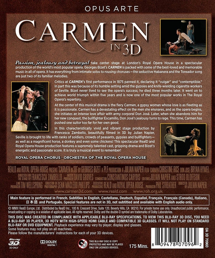 Bizet: Carmen, 3D