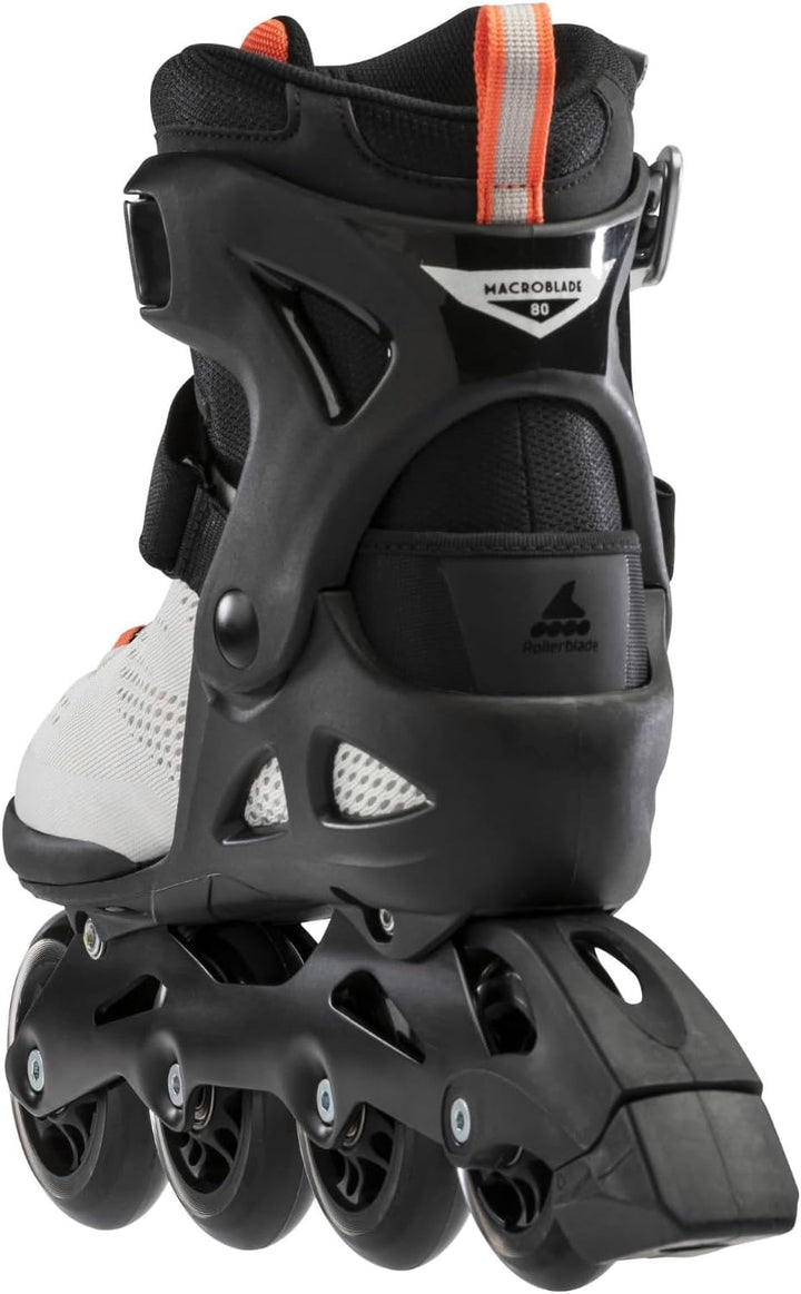 Rollerblade Damen Macroblade 80 240 Glacier Grey/Coral, 240 Glacier Grey/Coral
