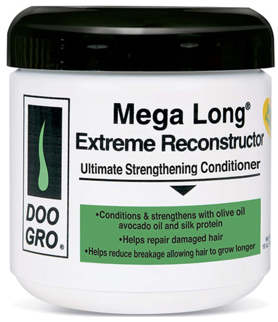 Doo Gro Mega Long Extreme Rekonstruktor 16oz mit Mega Thick Intense Repair 16oz & Stimulating Growth