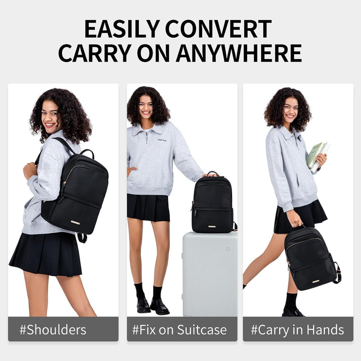 GOLF SUPAGS Laptop-Rucksack für Damen, schmale Computertasche, für Arbeit, Reisen, College, Schule,