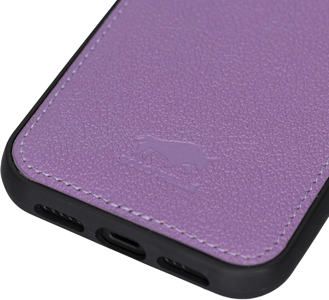 Solo Pelle Lederhülle für das iPhone 12/12 Pro in 6.1 Zoll Stanford Case Leder Hülle Ledertasche Bac
