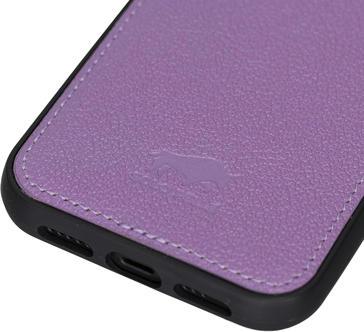 Solo Pelle Lederhülle für das iPhone 12/12 Pro in 6.1 Zoll Stanford Case Leder Hülle Ledertasche Bac