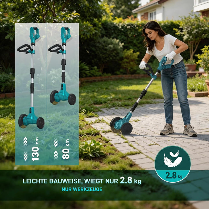 ohyes Akku-Fugenreiniger Kompatibel mit Makita 18v B Series Batterie mit verstellbarem Teleskopführu