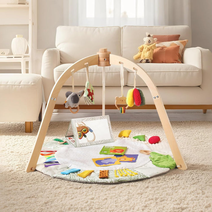 Promise Babe Spielbogen Baby Holz Baby Spielmatte Spielbogen Holz Gym 6 Interaktive Sensorik Spielze
