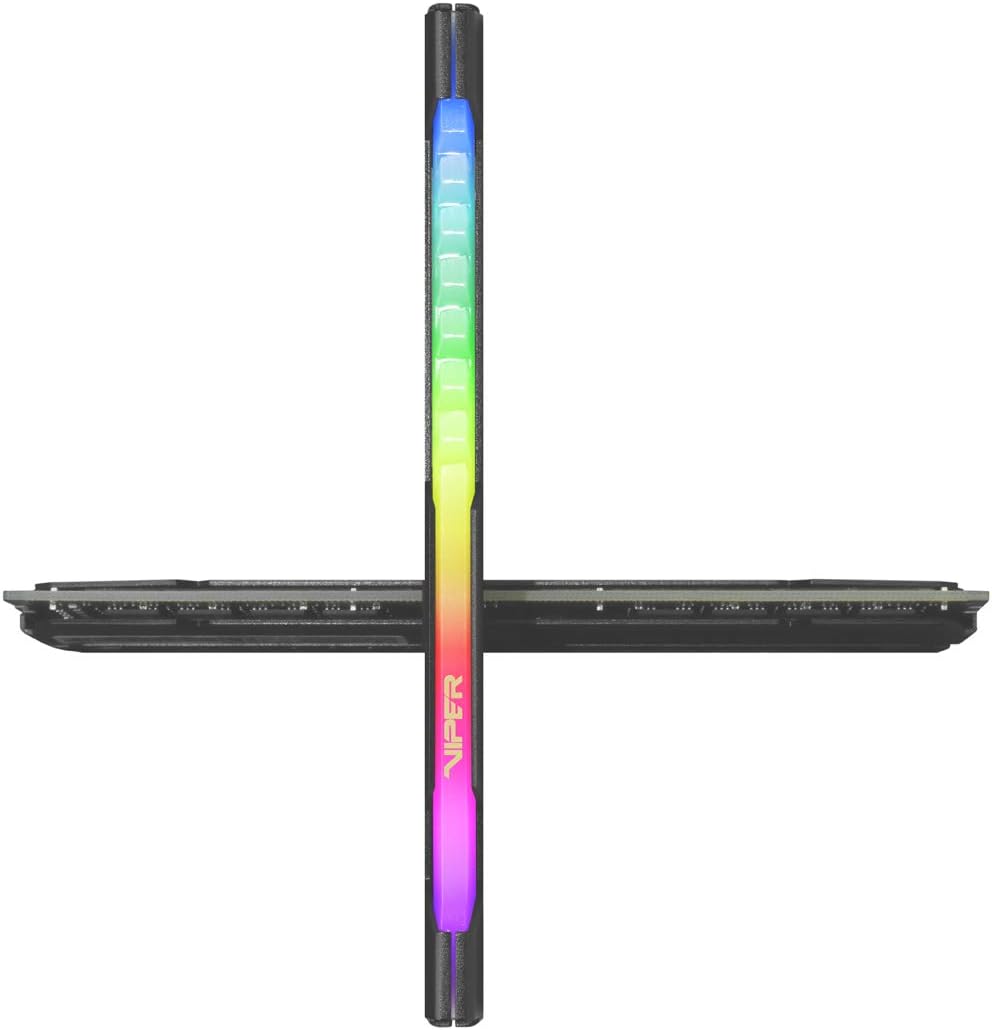 Patriot Viper Steel RGB DDR4 32GB (2 x 16GB) 3200MHz CL18 Gaming Arbeitsspeicher Kit 32GB (2x16GB) 3