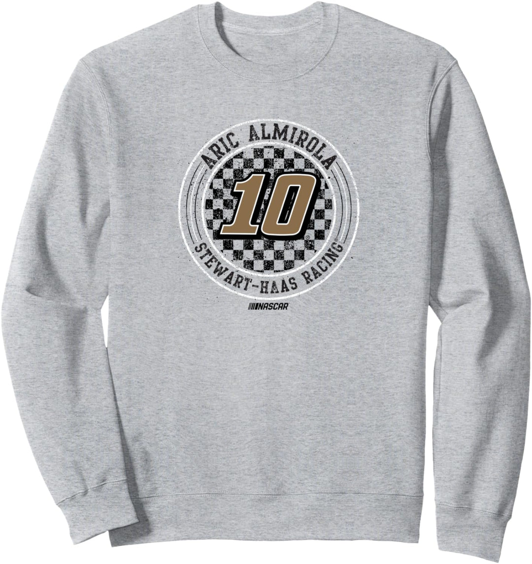 NASCAR - Aric Almirola - Checkered Circle Sweatshirt