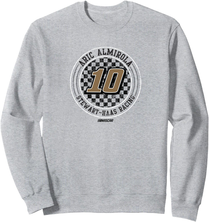 NASCAR - Aric Almirola - Checkered Circle Sweatshirt