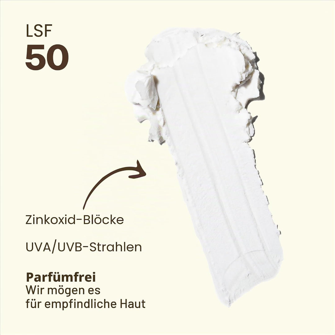 Sun Bum Mineral LSF 50 Sunscreen Face Stick | Vegan und Hawaii 104 Reef Act konform (Octinoxat- und