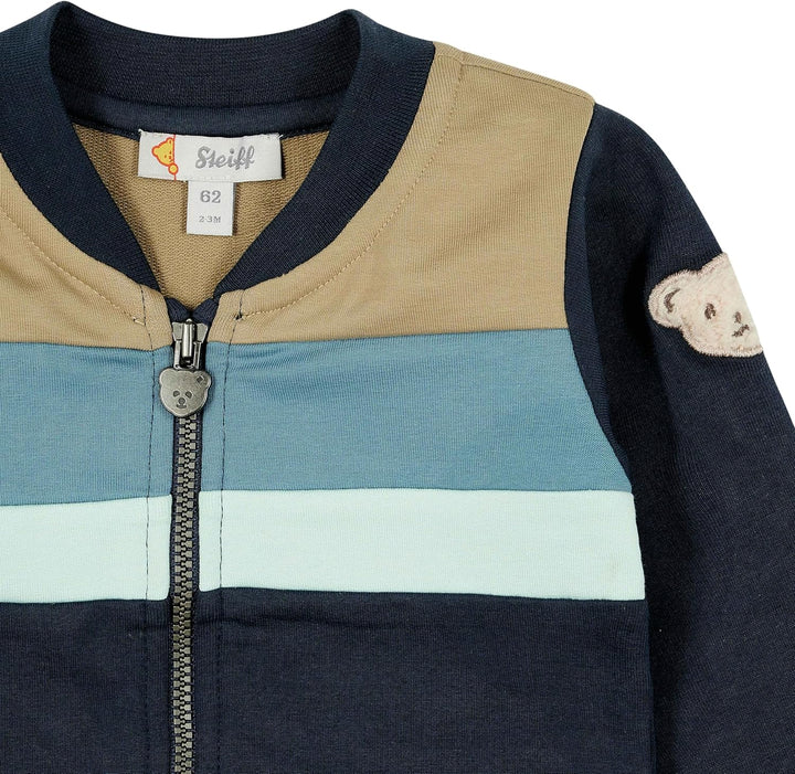 Steiff Baby-Jungen Sweatjacke Jacke, BLUE NIGHTS