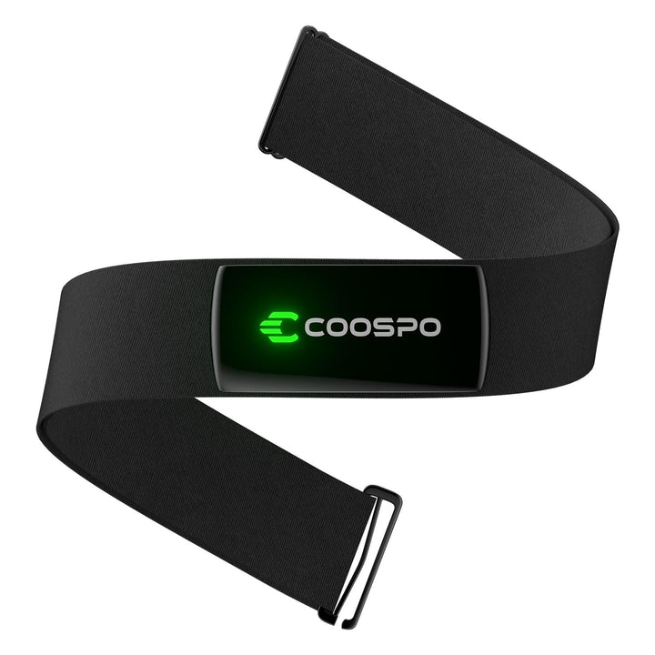 COOSPO H9Z Pulsmesser Brustgurt, Wiederaufladbare Bluetooth 5.0/ ANT+ Herzfrequenzmesser Brustgurt,
