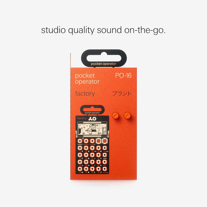 Teenage Engineering PO-16 Factory Pocket Operator - Lead-Synthesizer für Tastenmelodien PO-16 Factor