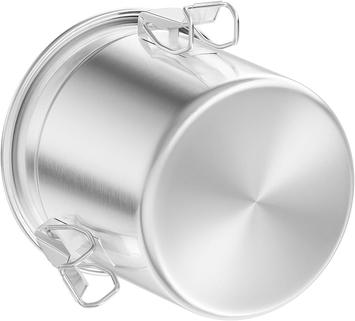 Edelstahl Getreidebehälter 6L/12L/21L/33L Edelstahl Aufbewahrungseimer mit Deckel und Griff, Küche L
