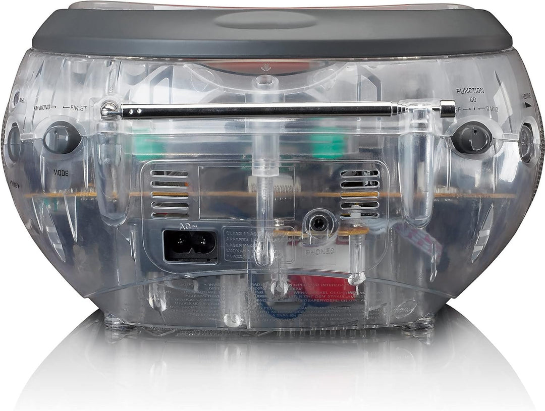 Lenco SCD-24 - CD-Player für Kinder - CD-Radio - Stereoanlage - Boombox - UKW Radiotuner - Titel Spe