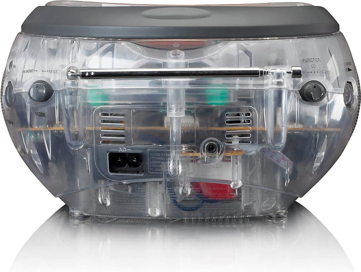 Lenco SCD-24 - CD-Player für Kinder - CD-Radio - Stereoanlage - Boombox - UKW Radiotuner - Titel Spe