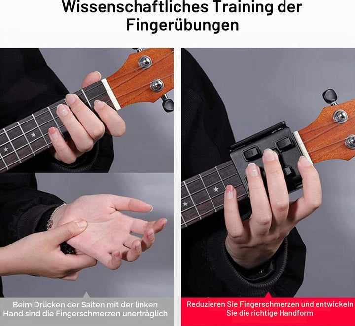 Ukulele Akkord Lernsystem - Klassische Übungshilfe für Trainer und Anfänger - Professionelle Akkord