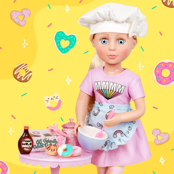 Glitter Girls - GG Donut-Backset - Donut-Backset - Spielnahrung, Mixer und Küchenzubehör - 36 cm Pup